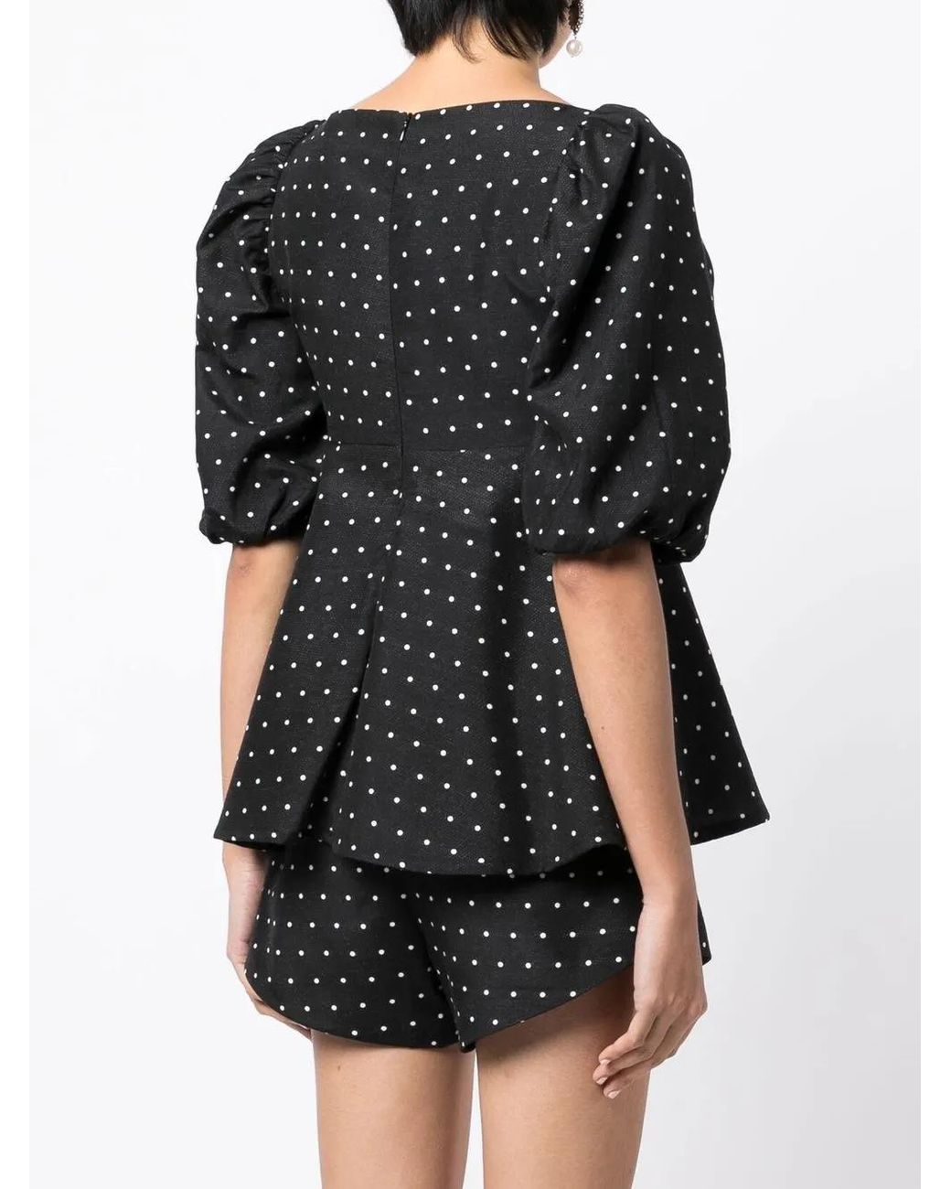 Macgraw Black Vienna Bluse