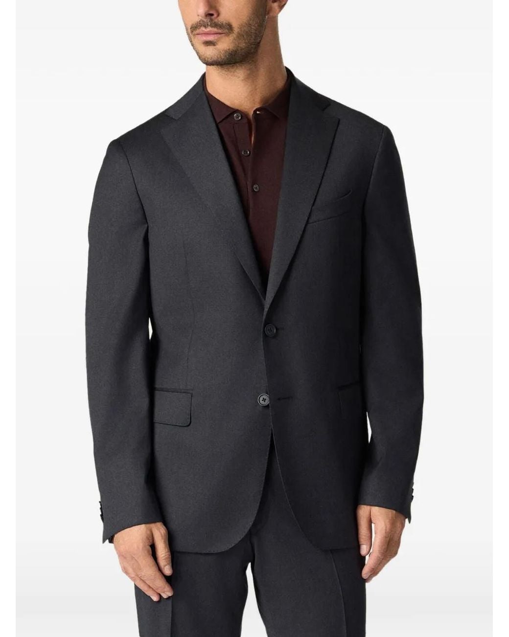 Brooks Brothers Blue Classic Wool Blazer for men