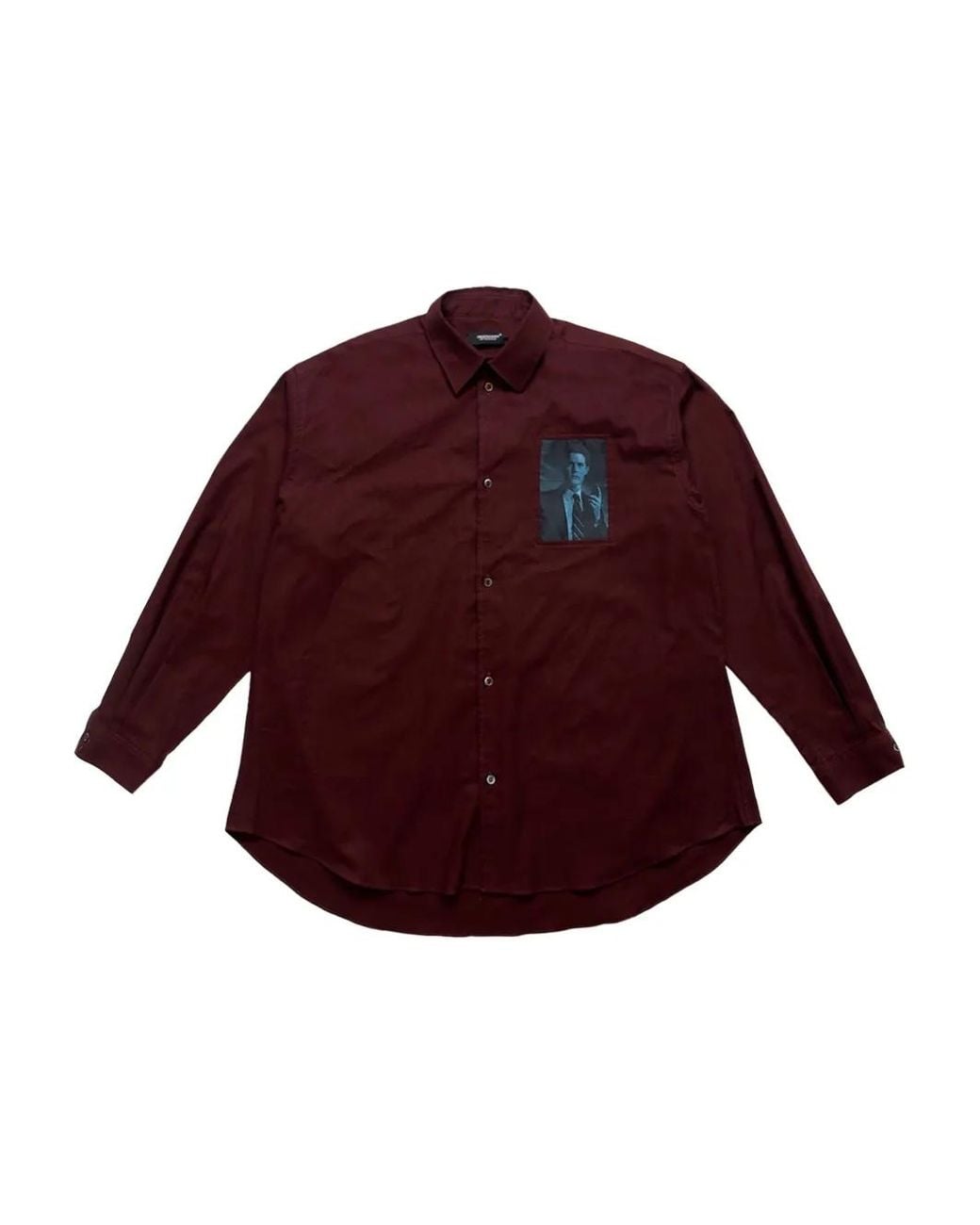 Undercover Red X Twin Peaks Graphic-Appliqué Shirt for men