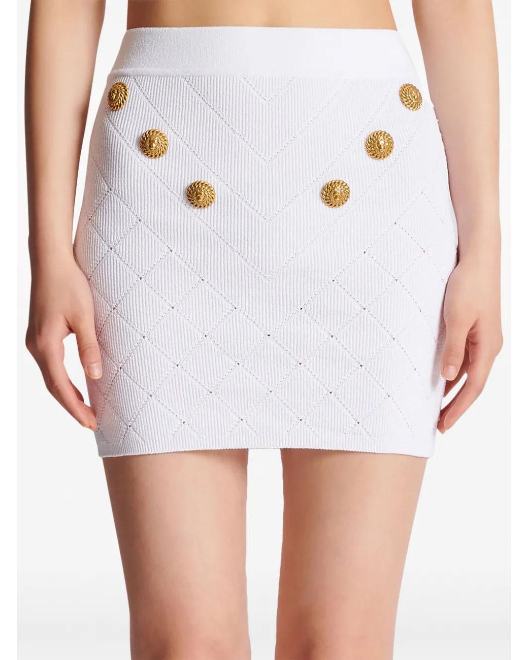 Balmain White Skirts