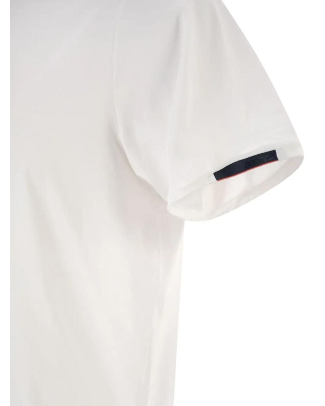 Rrd White Logo Polo Shirt for men