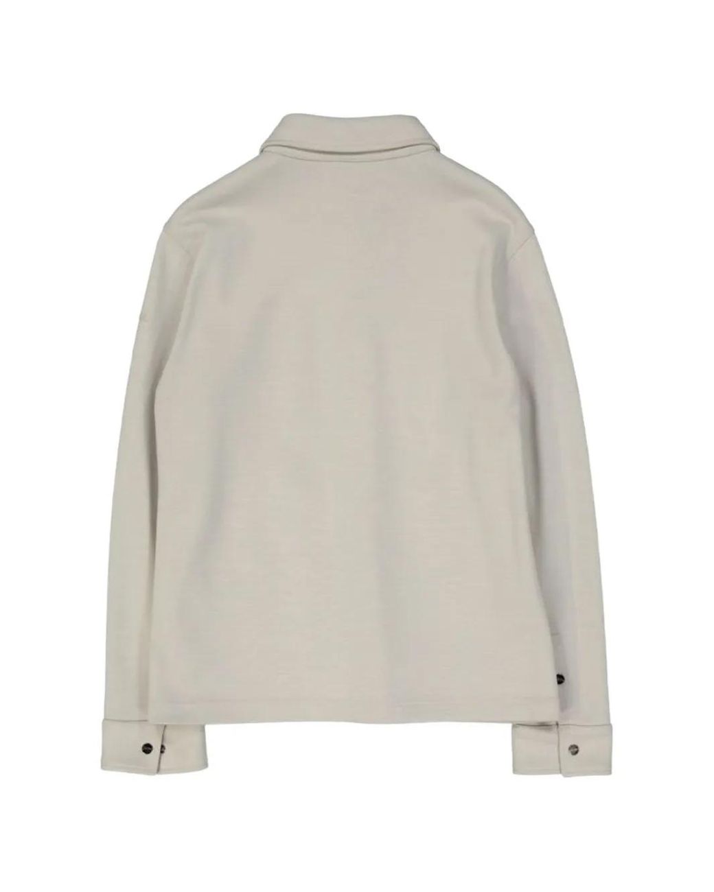 Herno White Buttoned Shirt Jacket for men