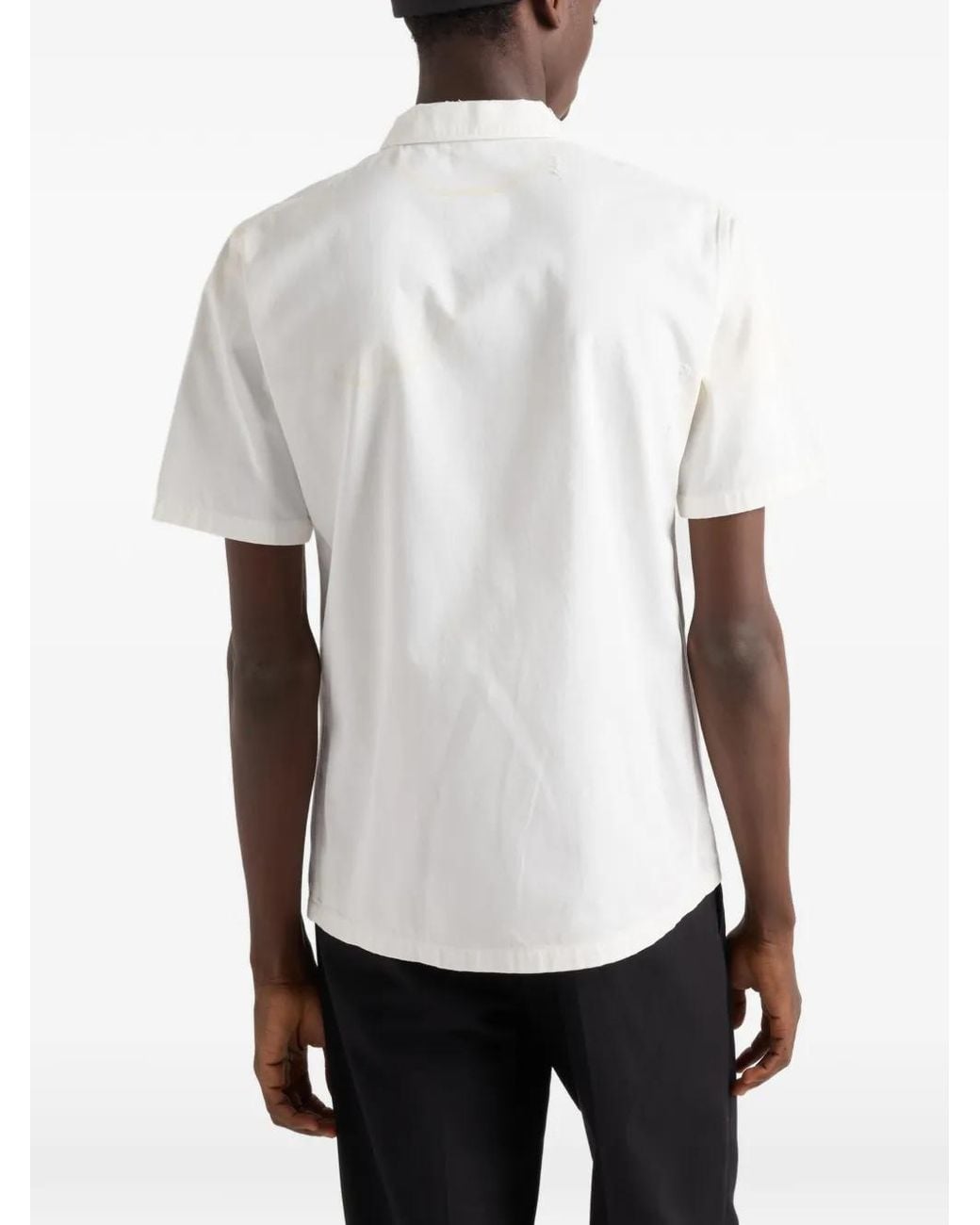 Prada White Short-Sleeved Shirt for men