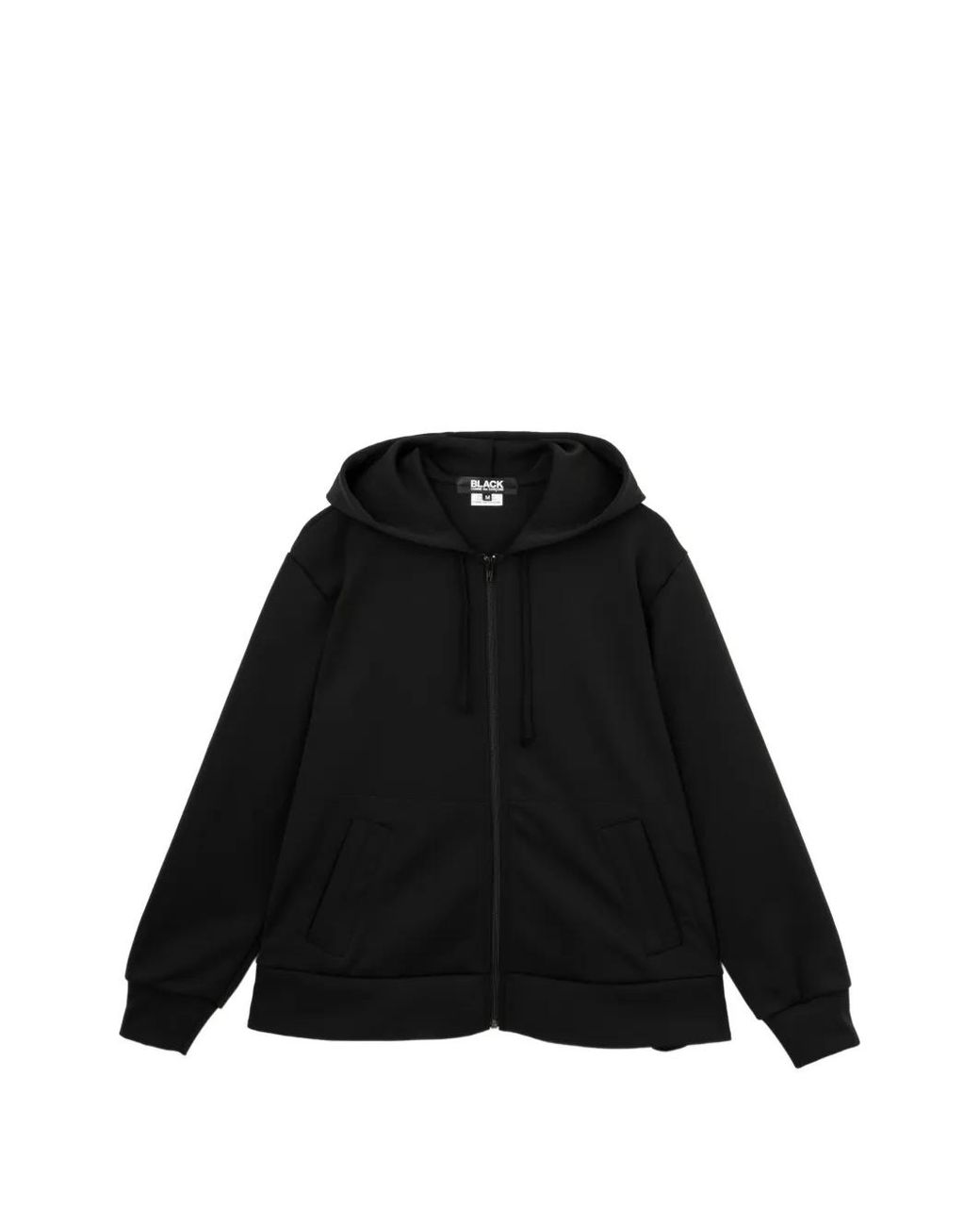 COMME DES GARÇON BLACK Black Hoodie À Fermeture Zippée
