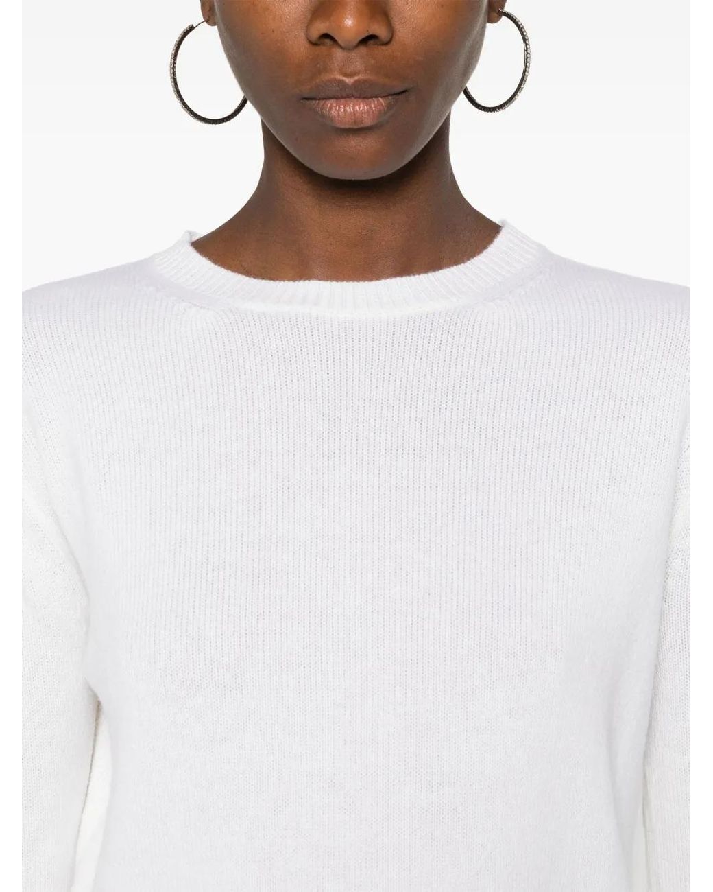 Max Mara White Viglio Pullover