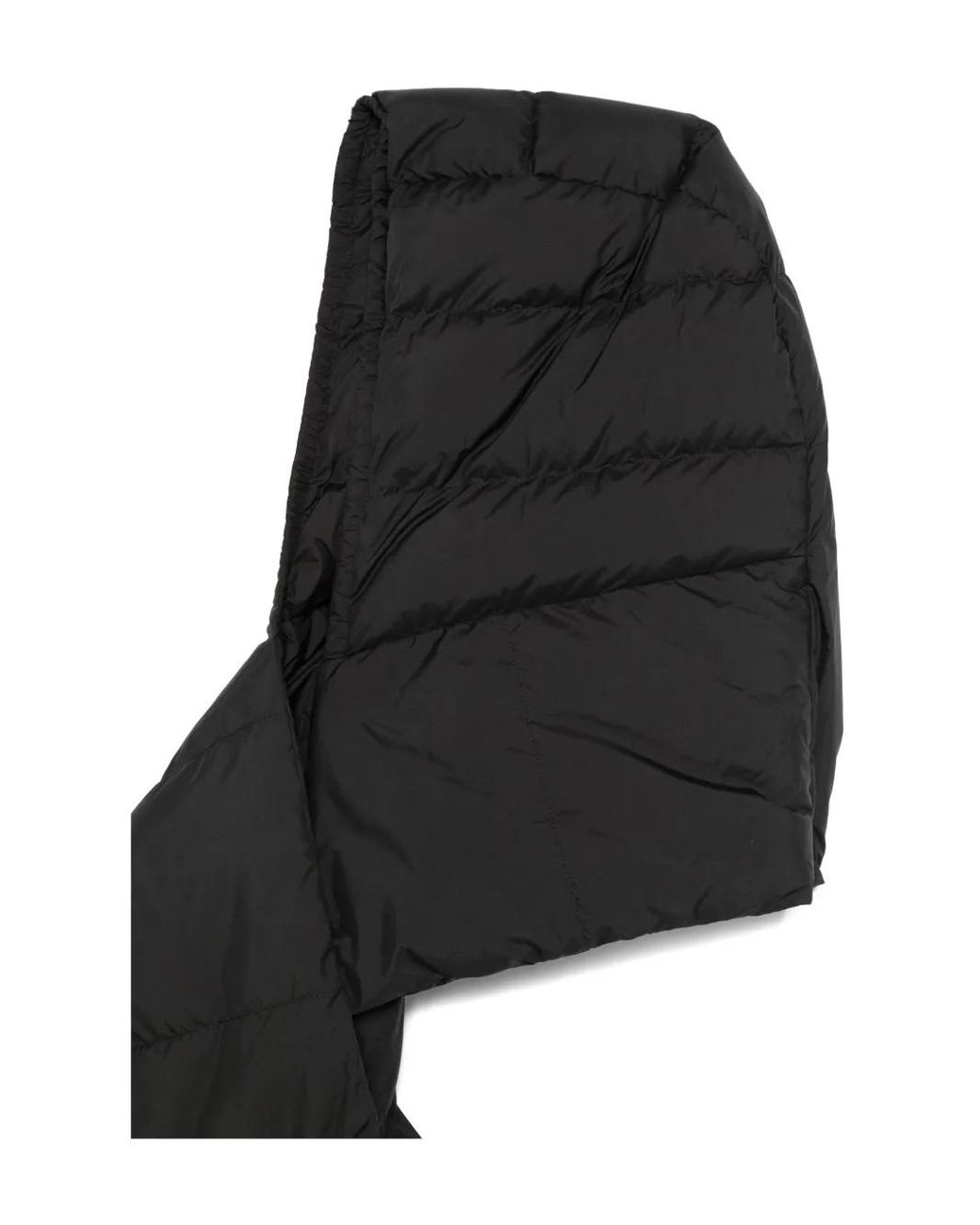 Moncler Black Hooded Scarf