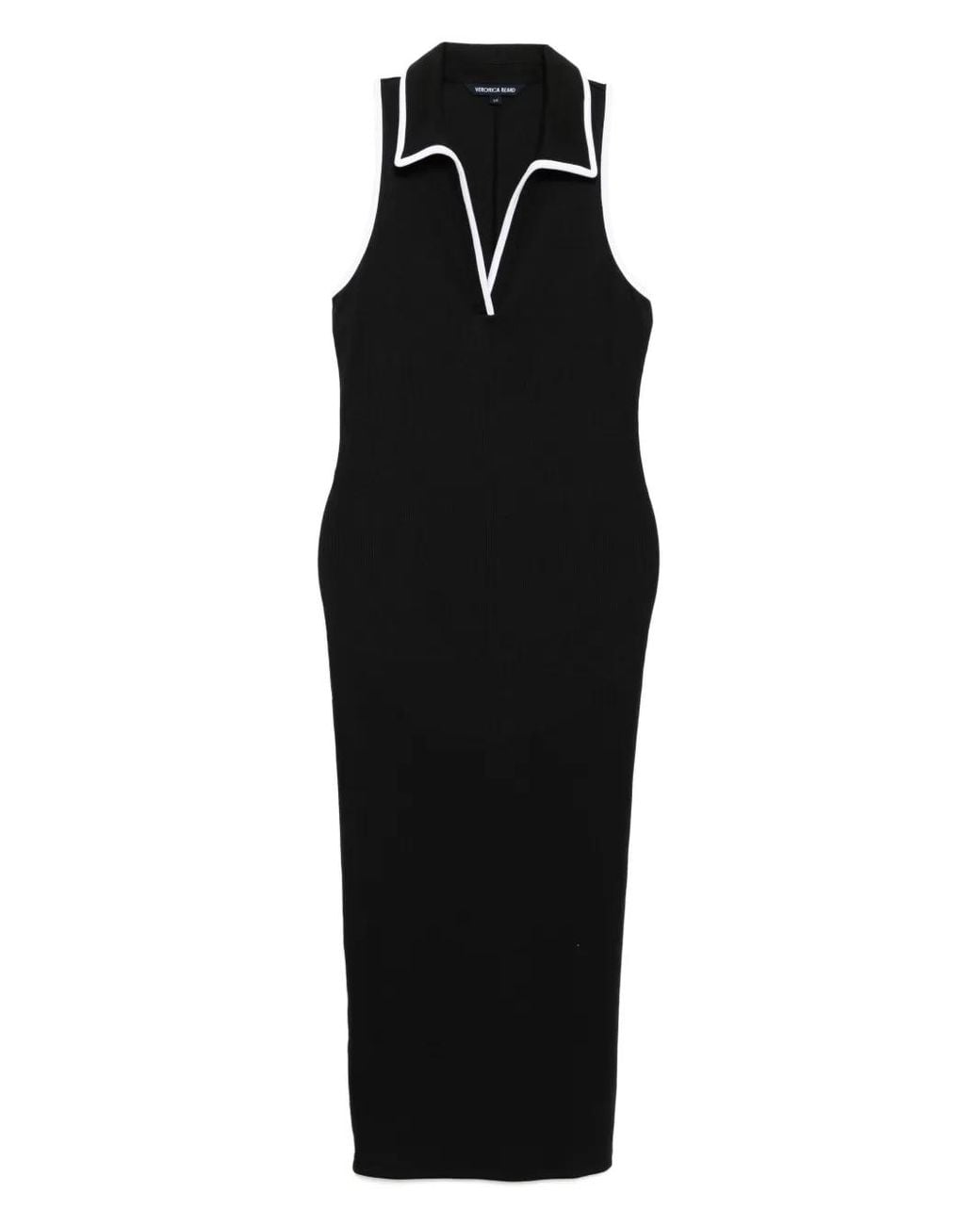 Veronica Beard Black Darien Polo Dress