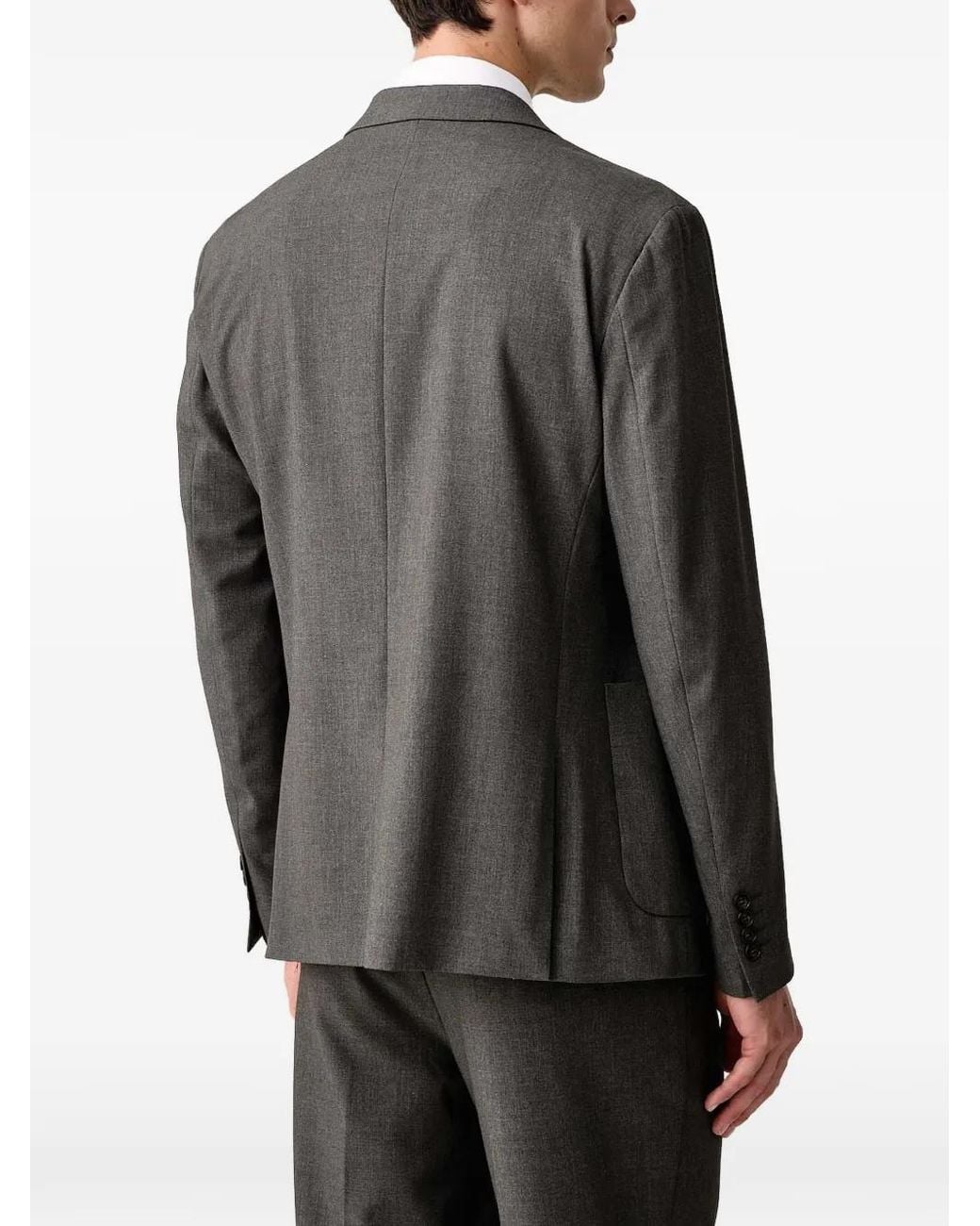 Lindbergh Gray Single-Breasted Blazer for men