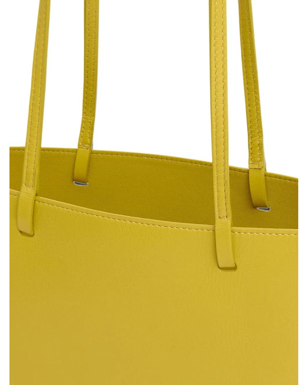 Mansur Gavriel Yellow Filo Leather Shoulder Bag
