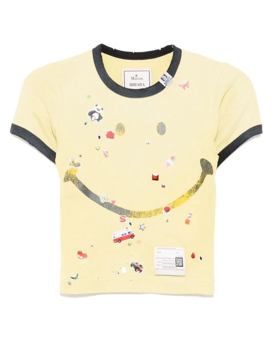Maison Mihara Yasuhiro Natural Graphic Print T-Shirt