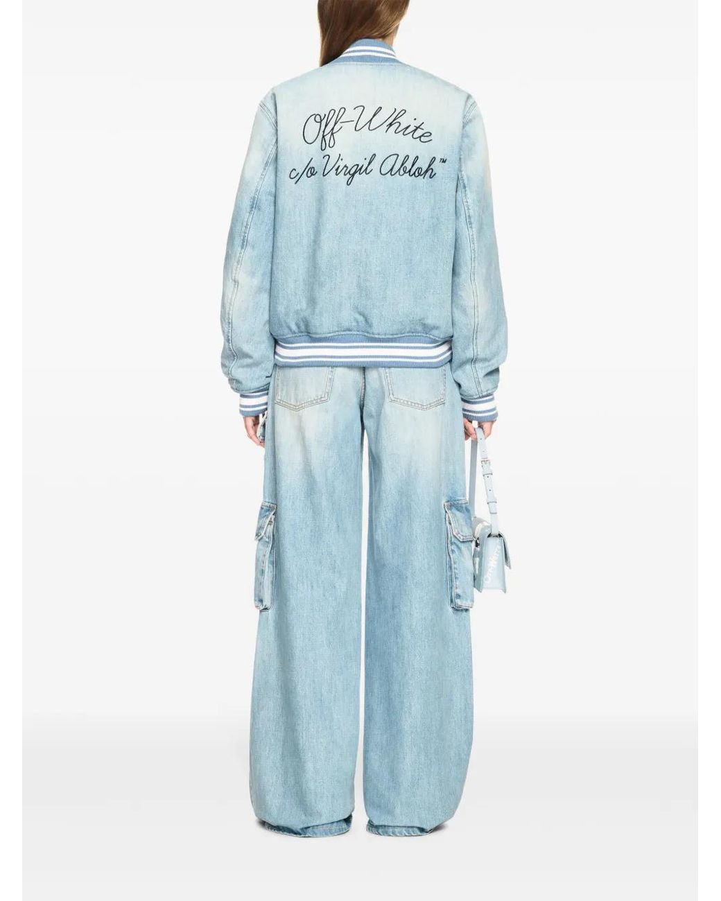 Off-White c/o Virgil Abloh Blue Off Jeans