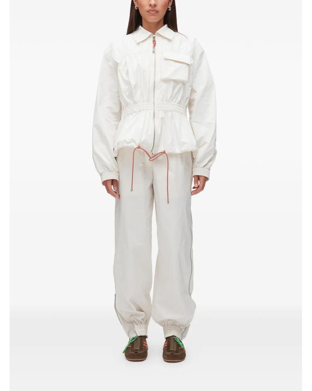 3.1 Phillip Lim White Drawstring Jacket