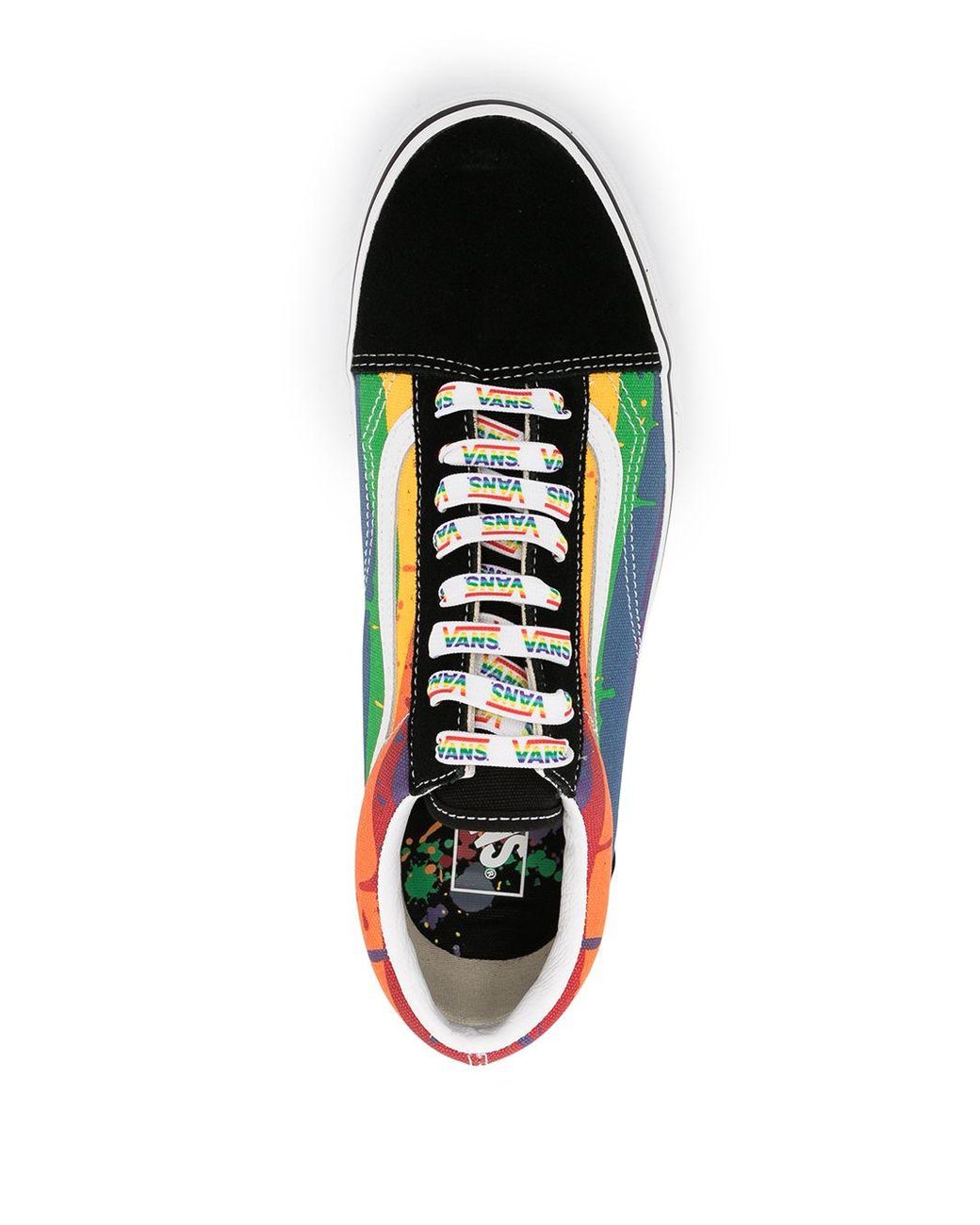 midler Engager Fodgænger Vans Rainbow Drip Old Skool Shoes in Black | Lyst
