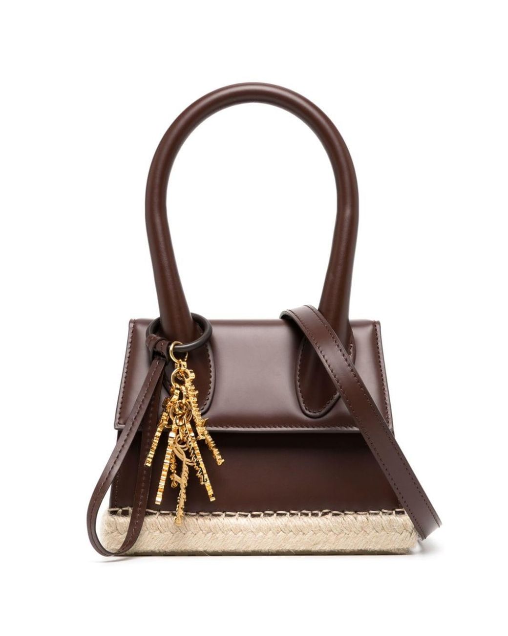 Jacquemus Le Chiquito Moyen Cordao Handbag in Brown | Lyst
