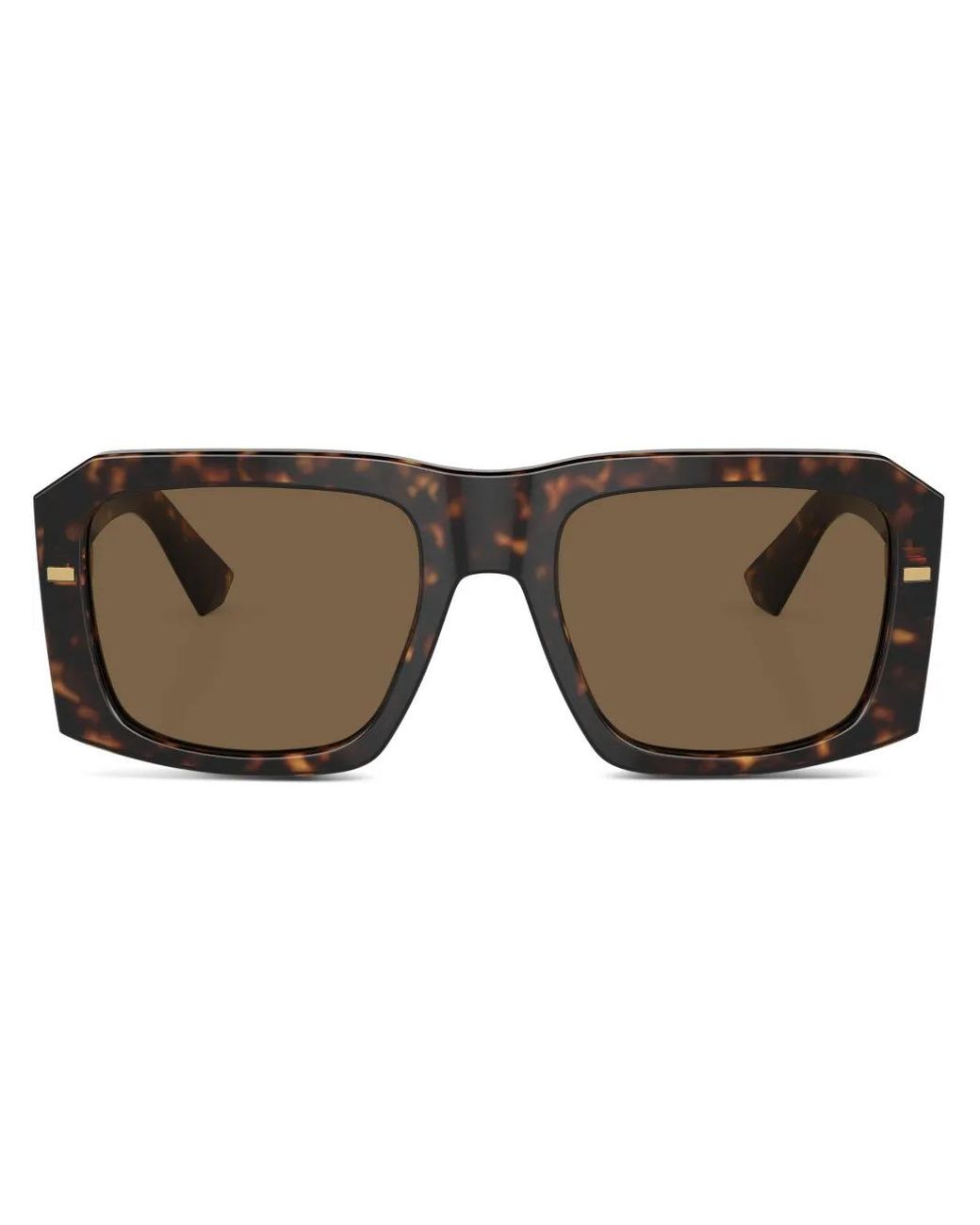 Dolce & Gabbana Brown Tortoiseshell-Effect Tinted Sunglasses for men