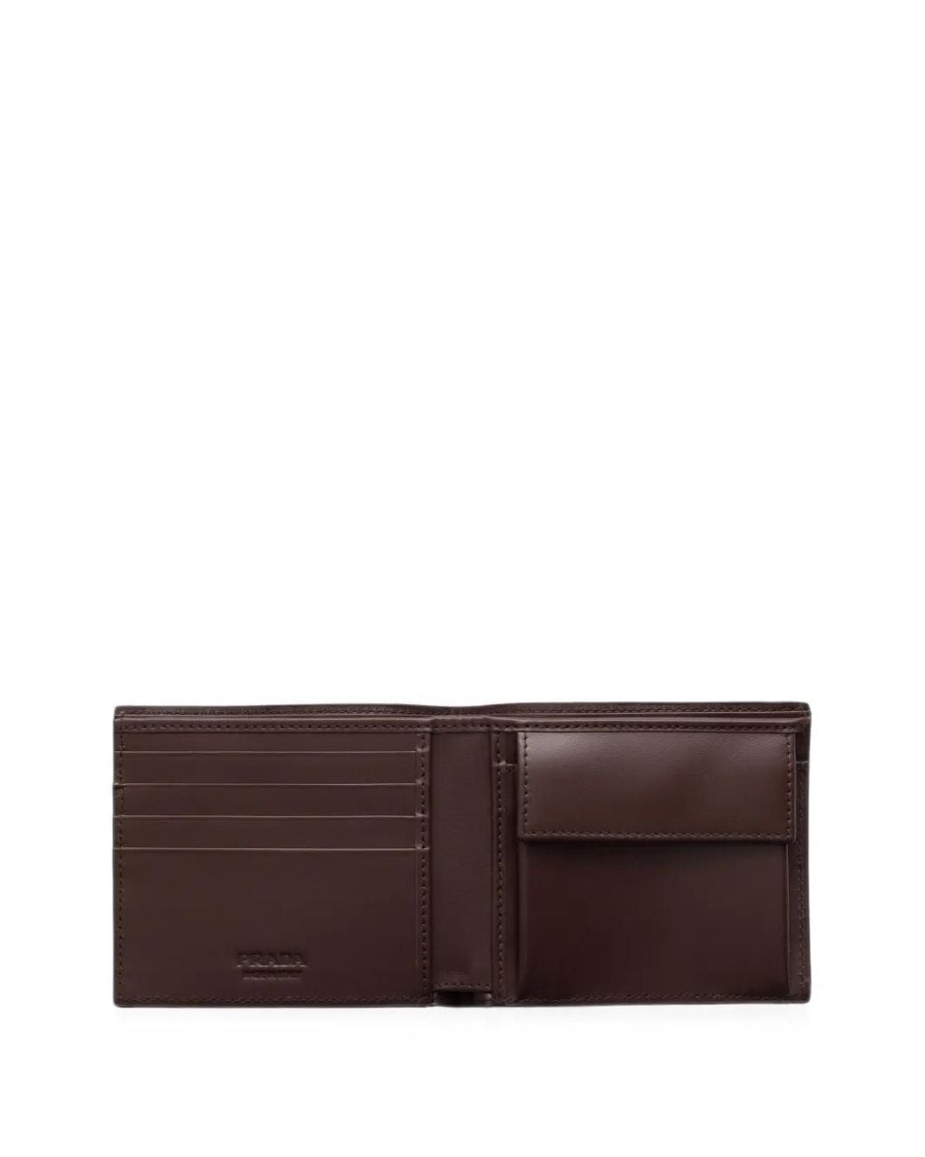 Prada Brown Leather Wallet for men