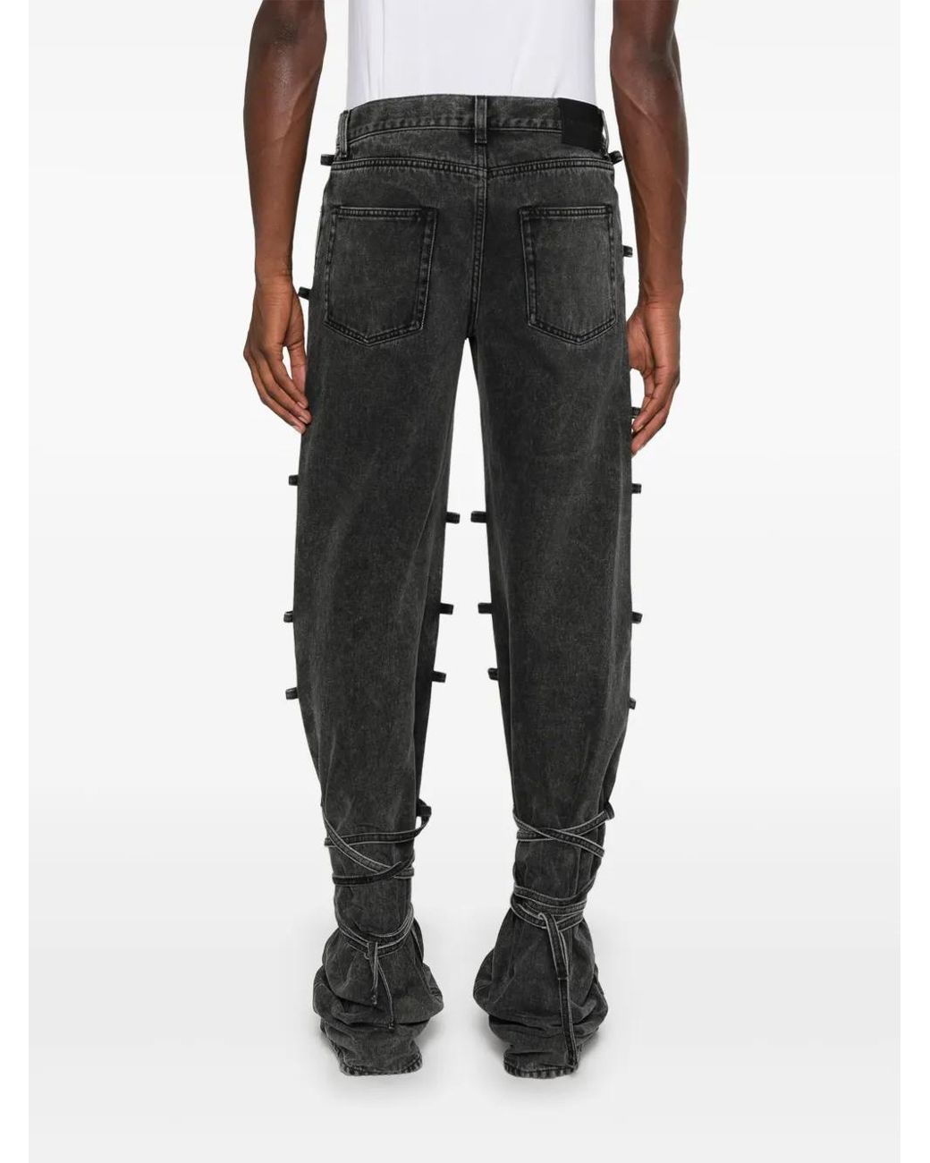 Vaqueros Con Lazo McQueen de hombre de color Black