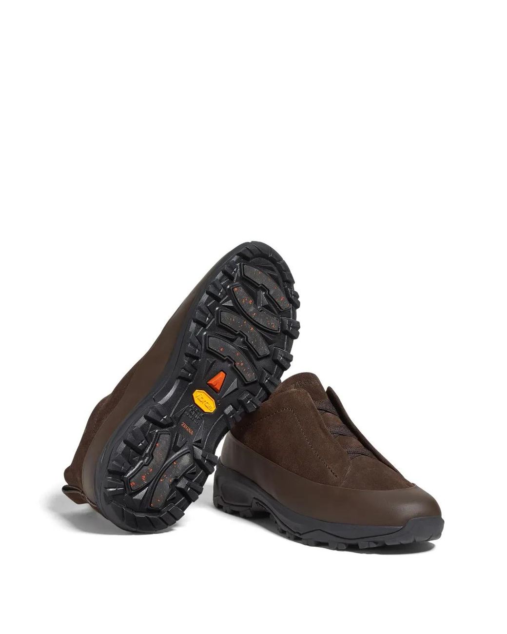 Zegna Triple Stitch Monte Sneakers in Brown für Herren