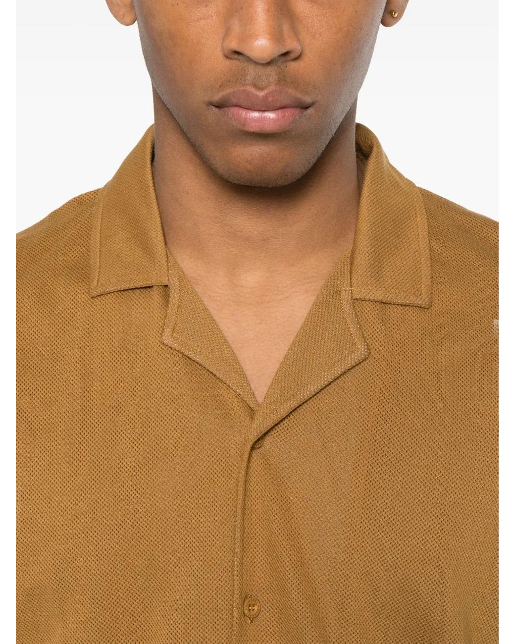 Camicia Riviera di Sunspel in Brown da Uomo