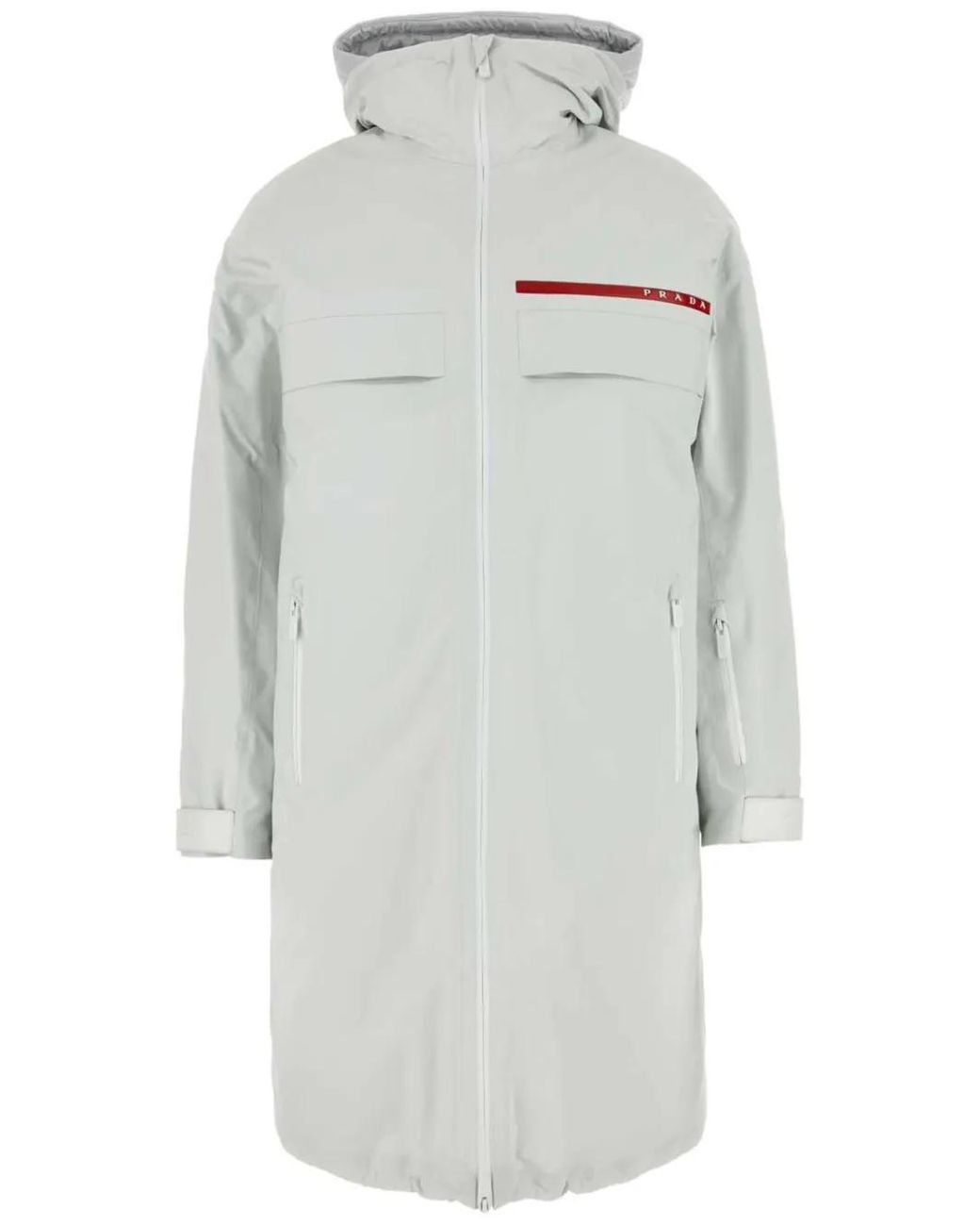 Piumino Re-Nylon di Prada in Gray
