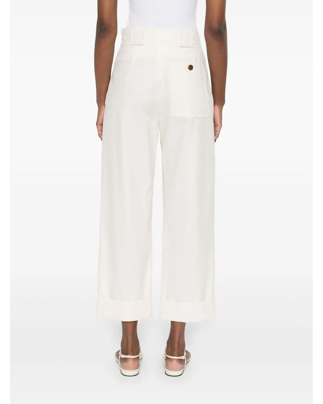 Max Mara Palio Broek in het White