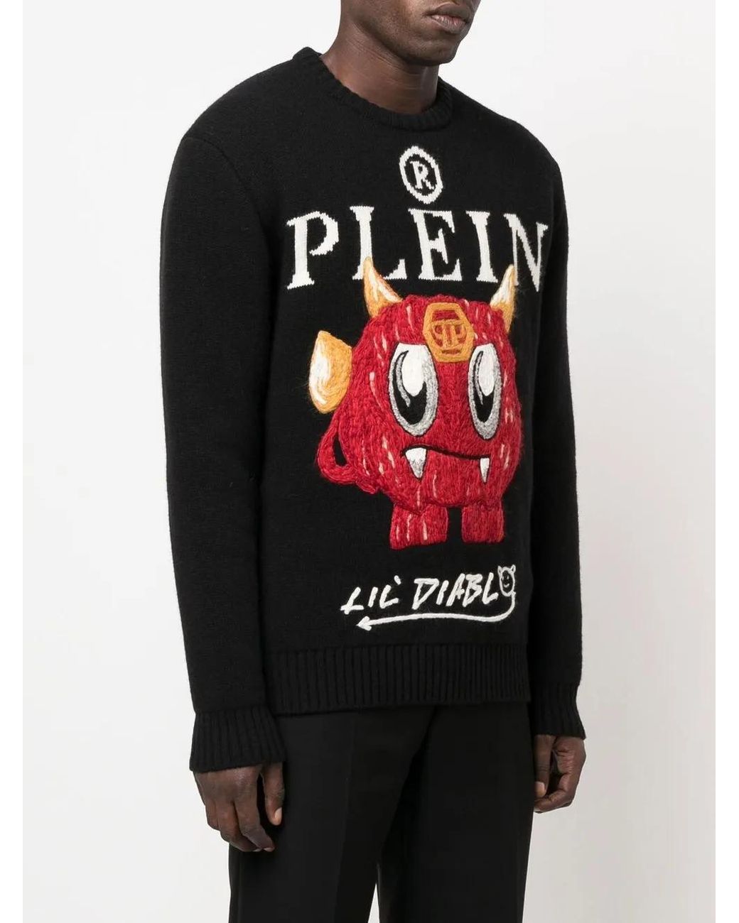 Philipp Plein Black Jumper for men