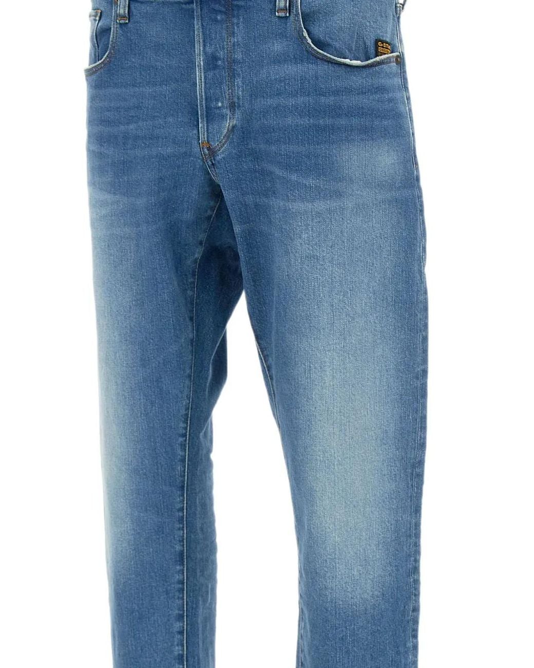 G-Star Blue 3301 Tapered Jeans for men