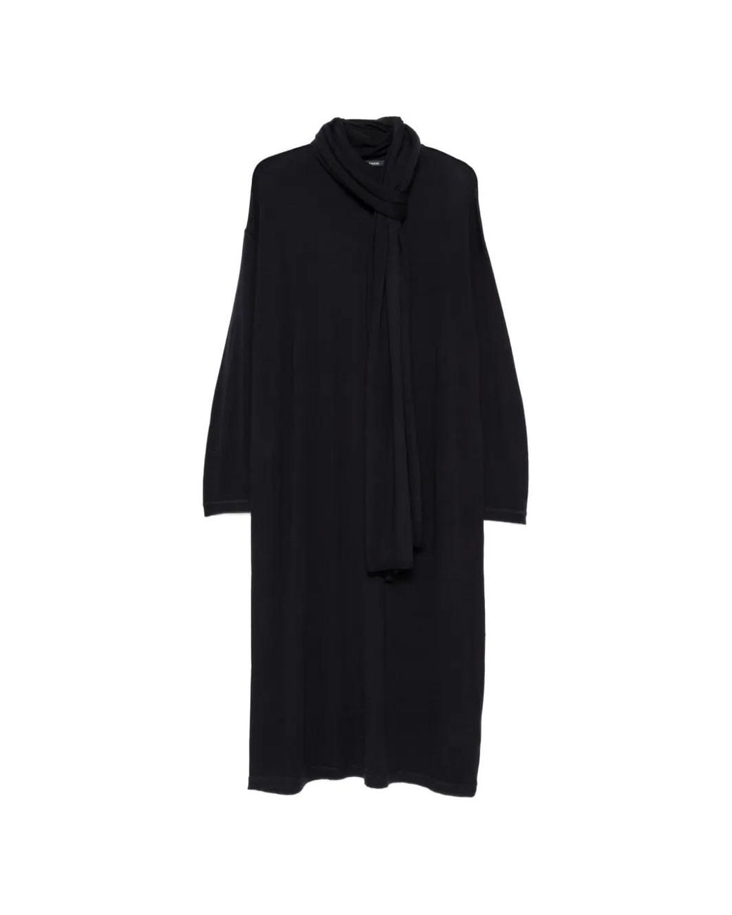 Sofie D'Hoore Black Long-Sleeve Knitted Dress Set