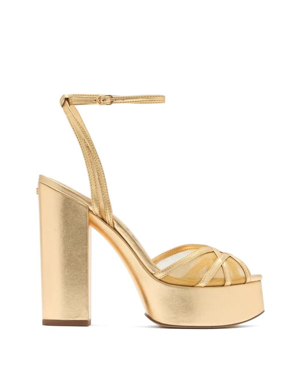 Sam Edelman Metallic-Effect Platform Sandals