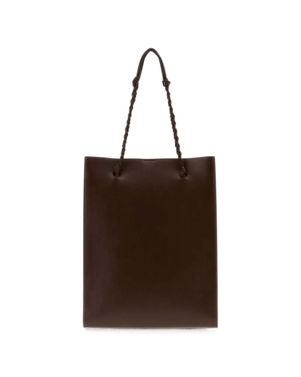 Jil Sander Brown Tangle Tote Bag