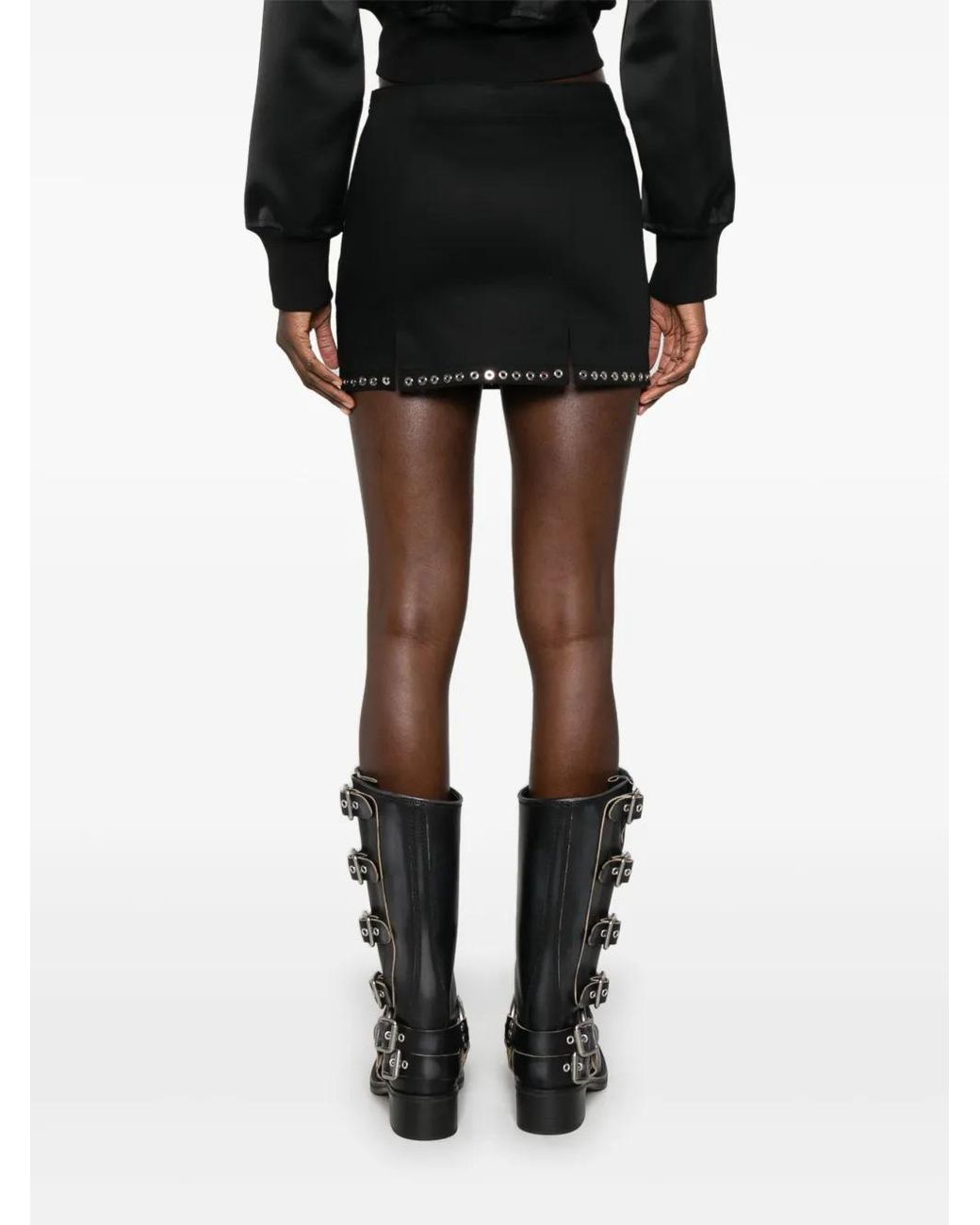 Ludovic de Saint Sernin Black Lisette Mini Skirt
