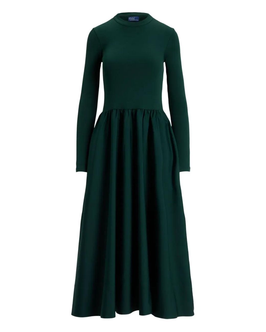 green emerald velvet dress Current Air Women's Surplice Bodice Midi Dress Forest Green / M main image 1