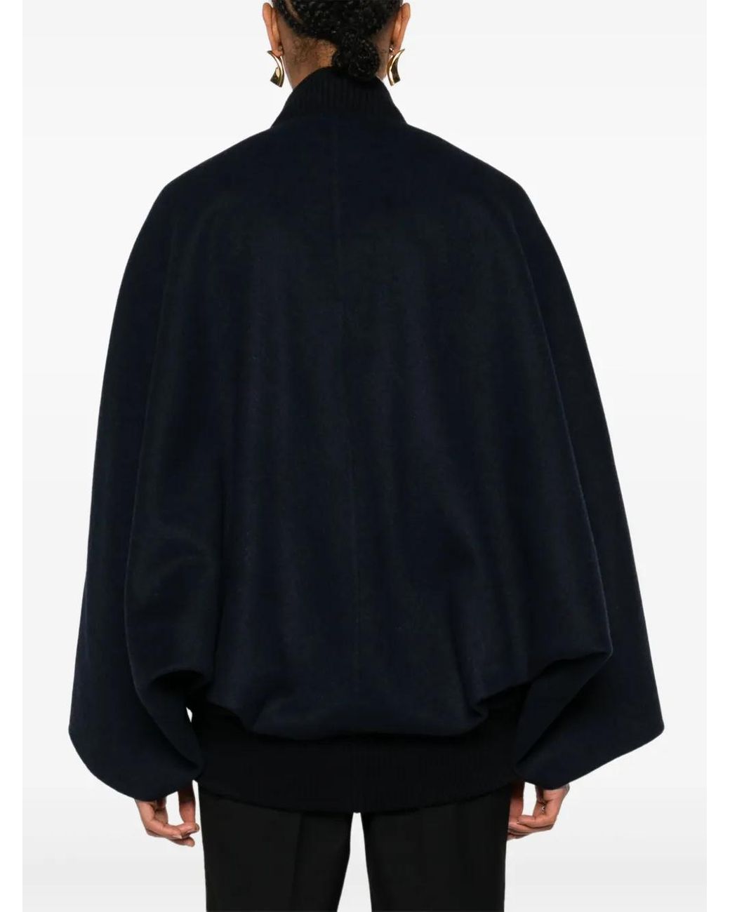 Max Mara Blue Zenone Bomber Jacket