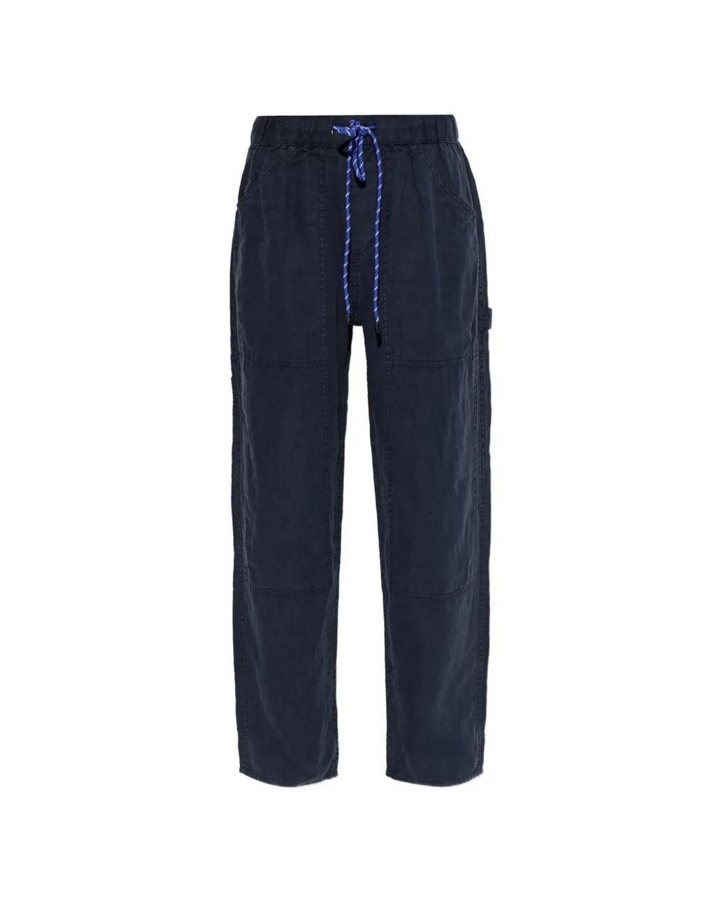 Rag & Bone Blue Drawstring-Waist Cargo Pants