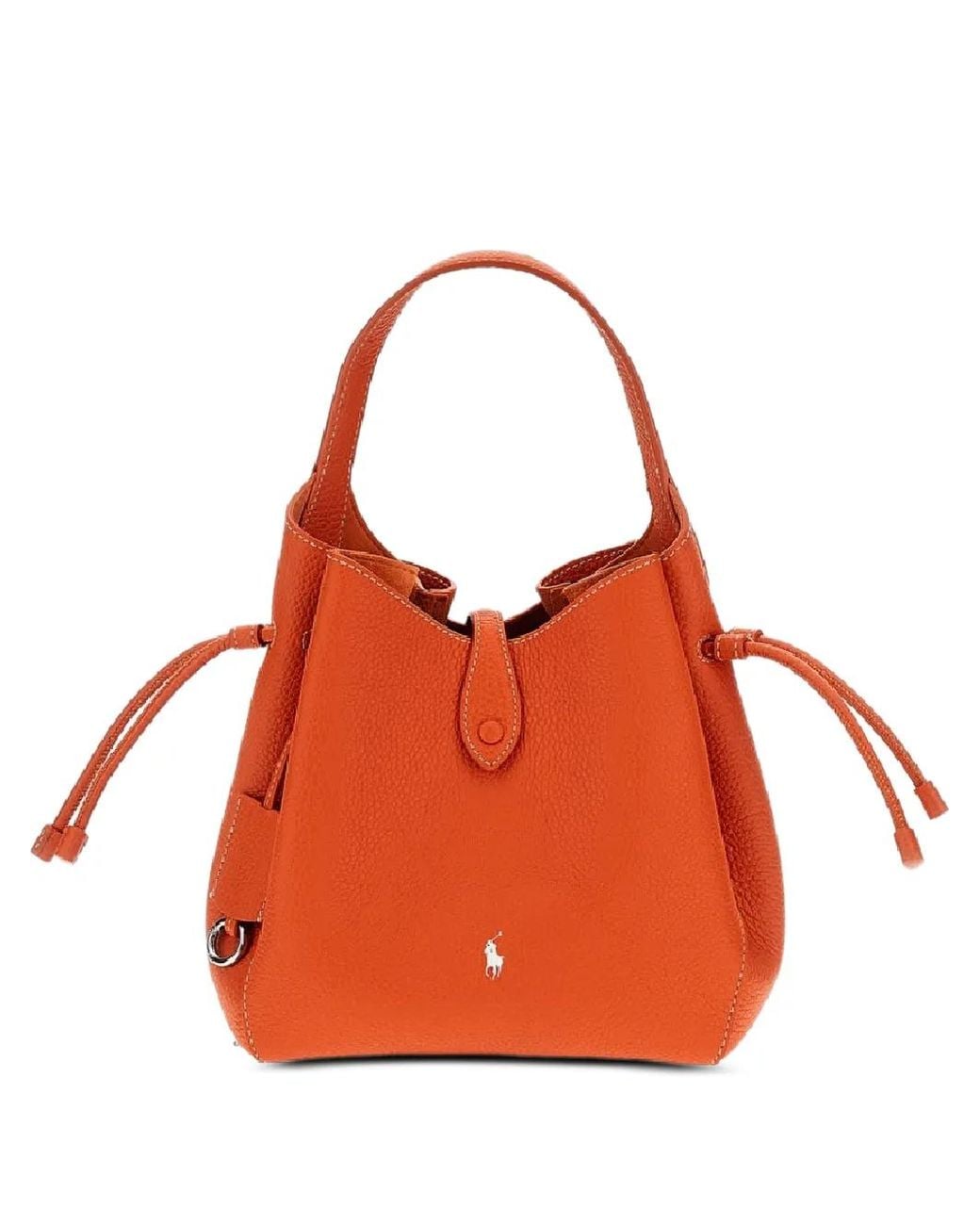 Polo Ralph Lauren Orange Small Polo Play Shoulder Bag