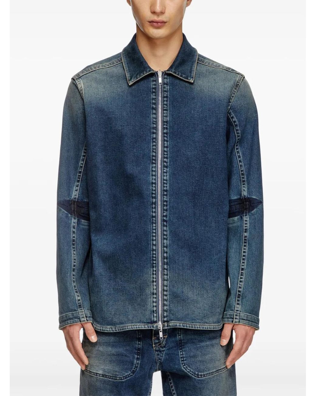 ジャケット・アウター DIESEL D-SIMPLY denim XL DIESEL D-Simply-Re Jacket in Blue for Men | Lyst