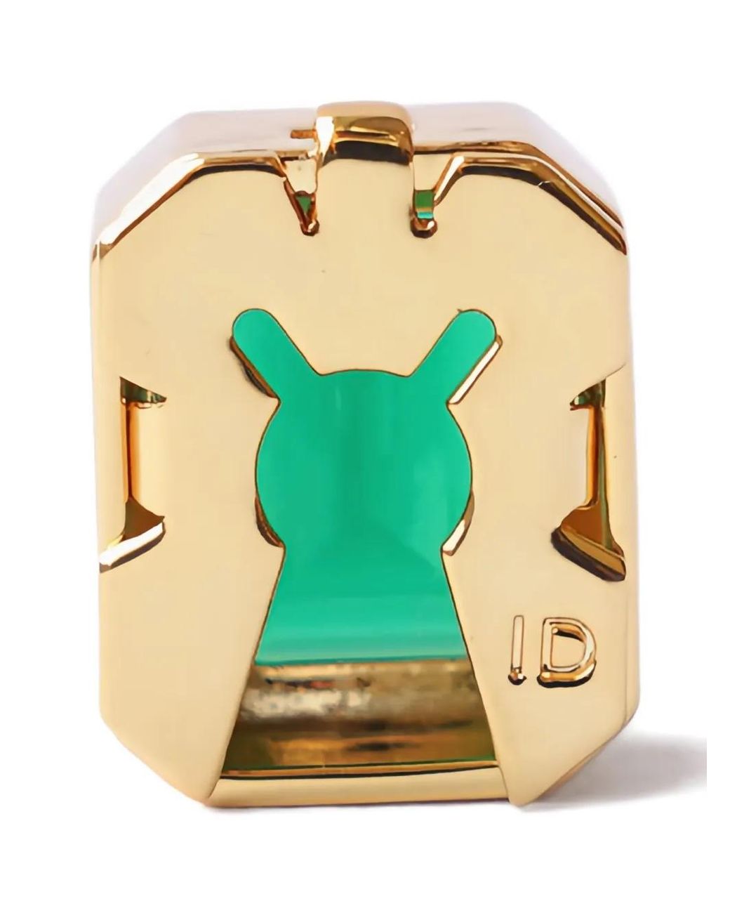 Izabel Display Green Mega Rectangle Button Cover