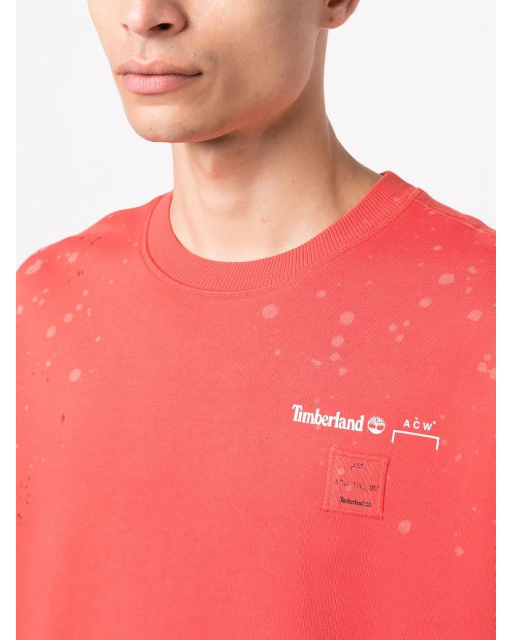 A_COLD_WALL* Pink X Timberland Crew-Neck Sweatshirt for men
