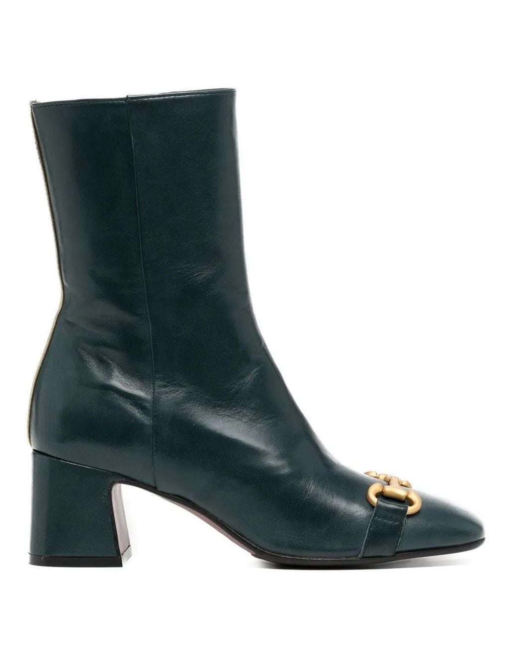 Madison Maison Blue 60Mm Back Stripe Horsebit-Detail Boots