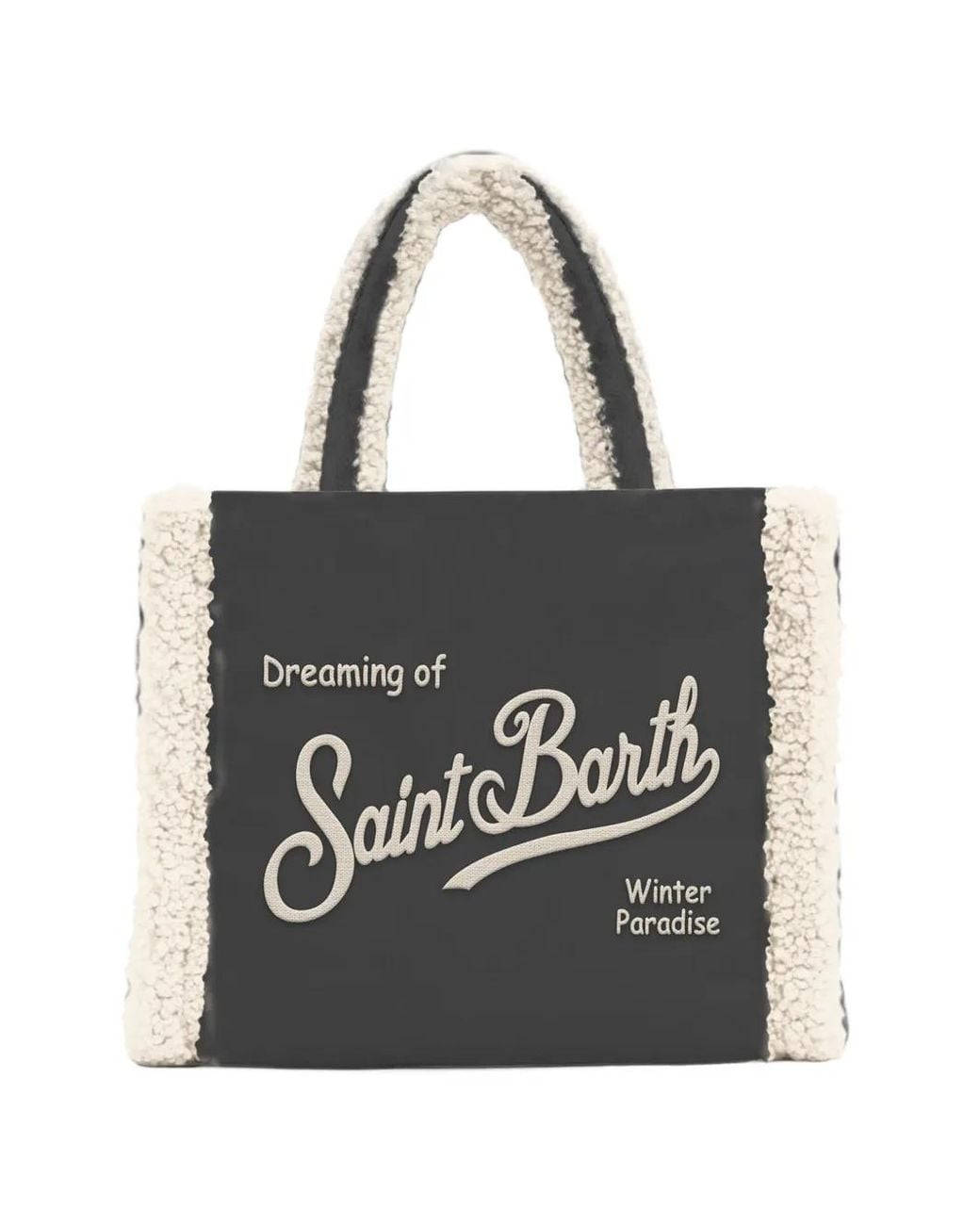 Mc2 Saint Barth Black Mini Vanity Tote Bag