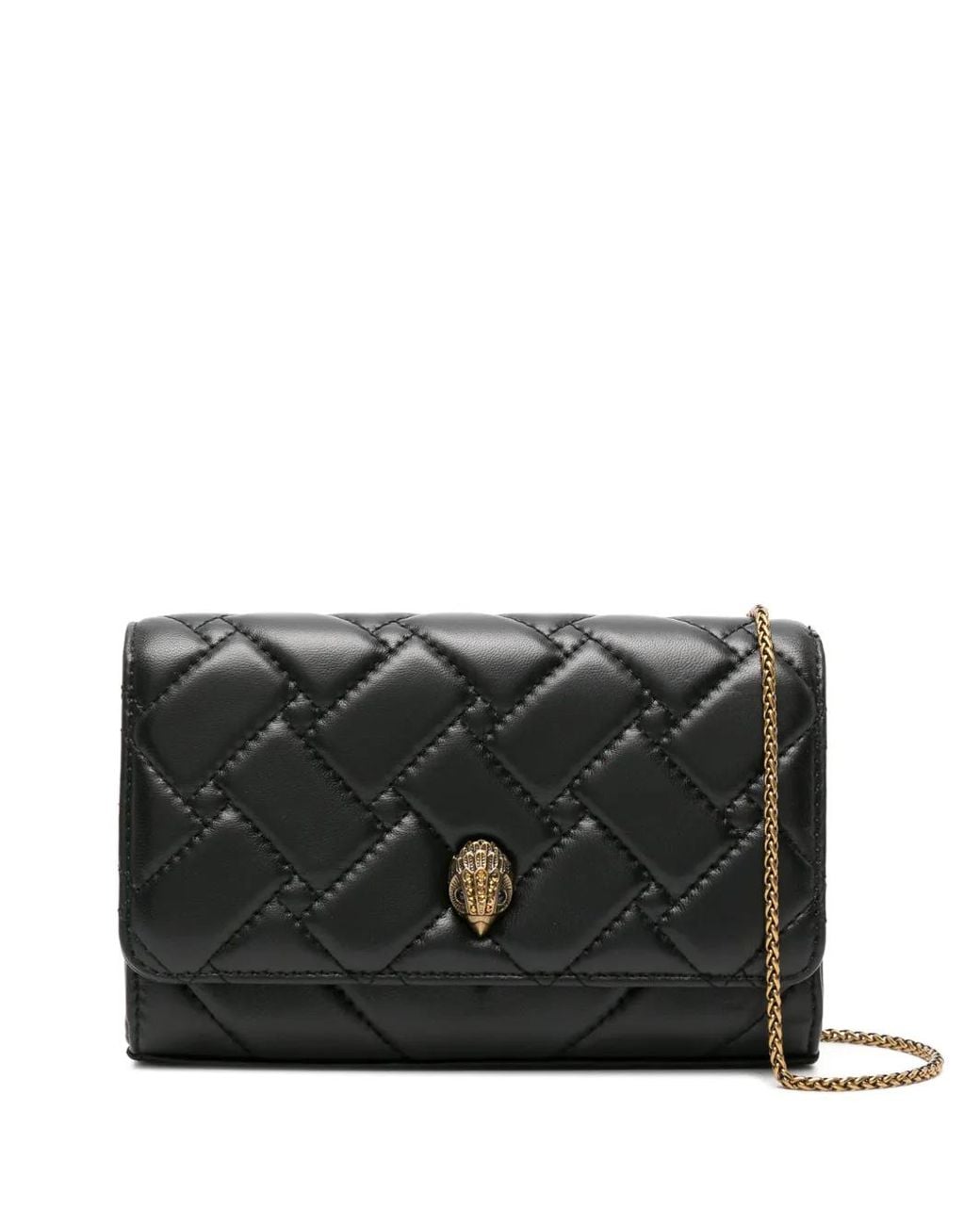 Kurt Geiger Black Kensington Clutch Bag