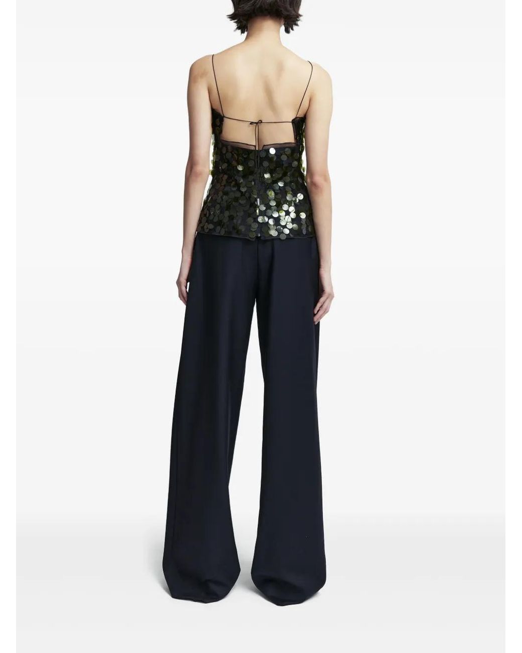 16Arlington Green Suero Sequin-Embellished Top