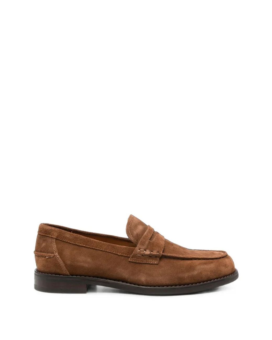Vagabond Brown Steven Penny-Strap Loafers for men