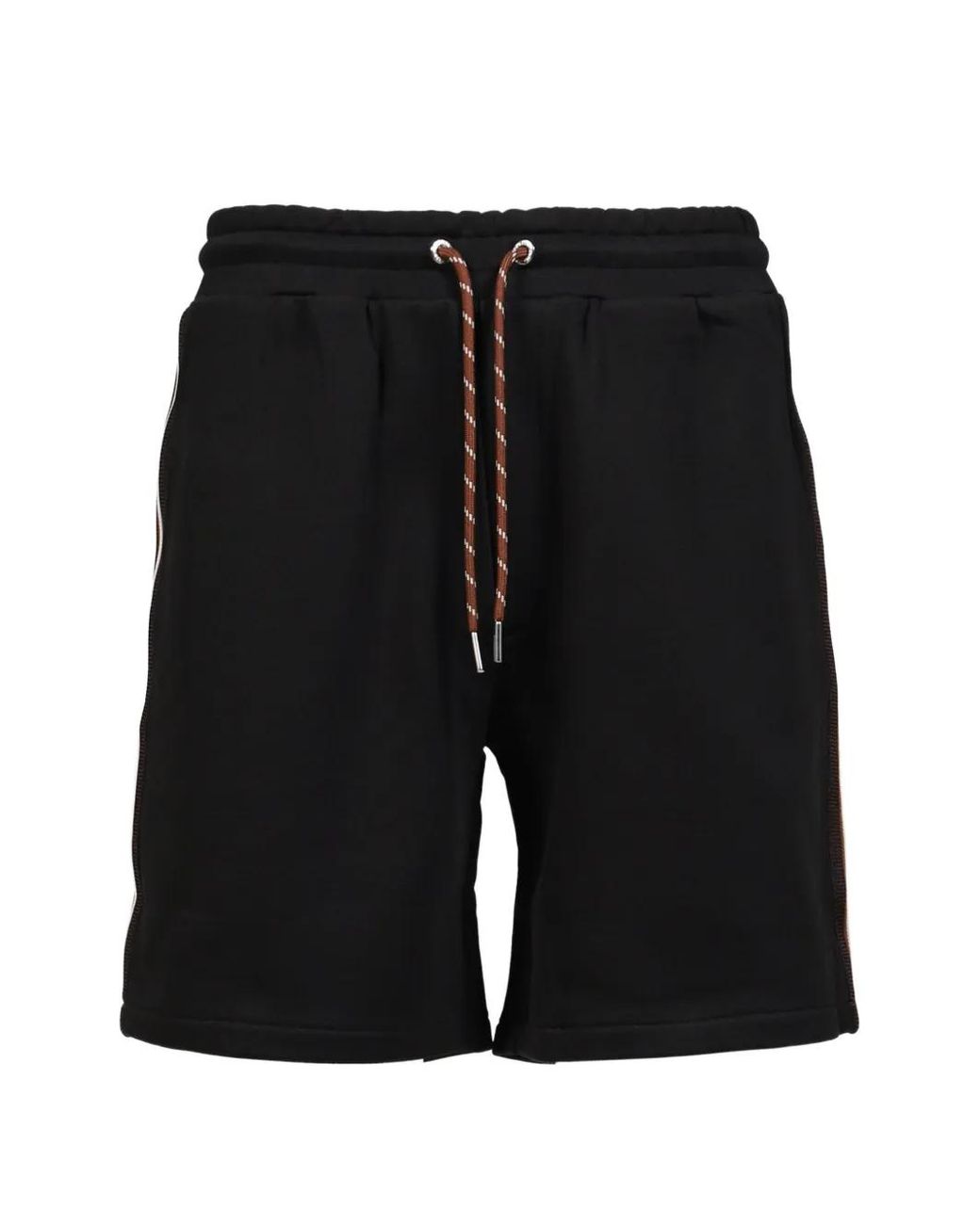 Short Rayé À Patch Logo Moncler pour homme en coloris Black