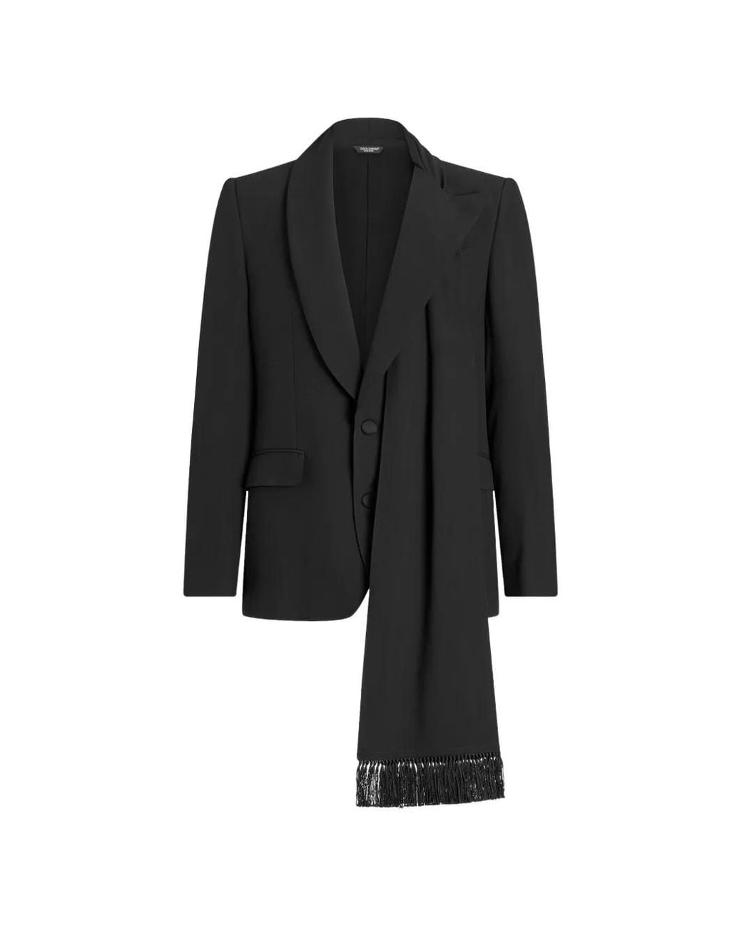 Dolce & Gabbana Black Sicilia Single-Breasted Cady Jacket Suit for men