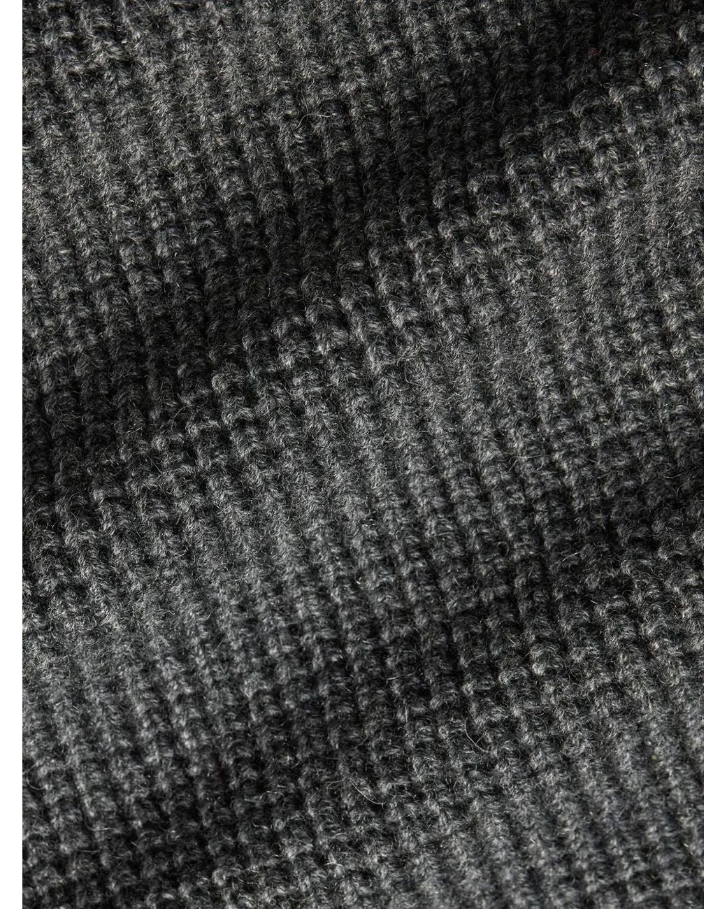 RRL Gray Cashmere Cardigan for men