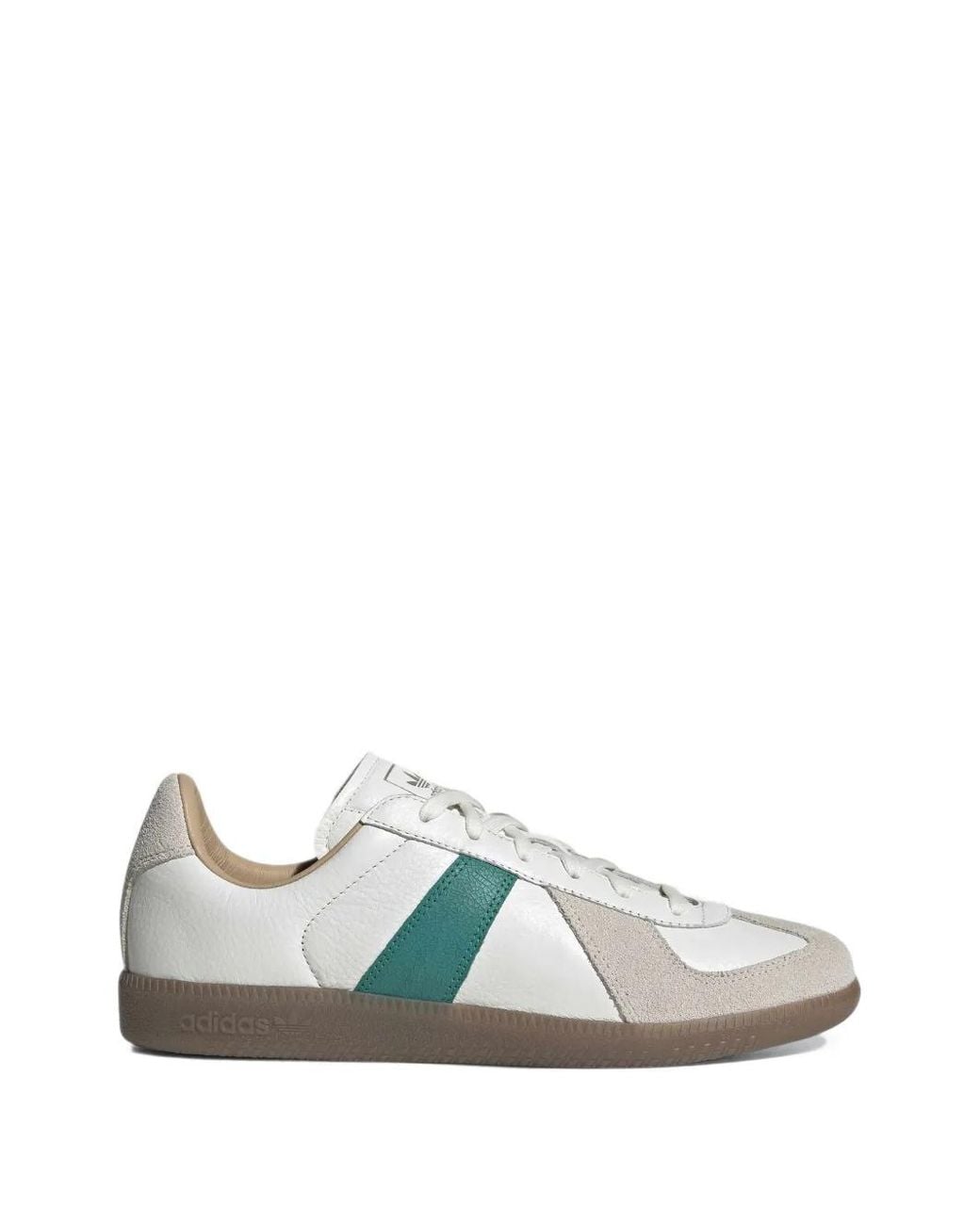 Adidas White Suede-Panelled Sneakers for men