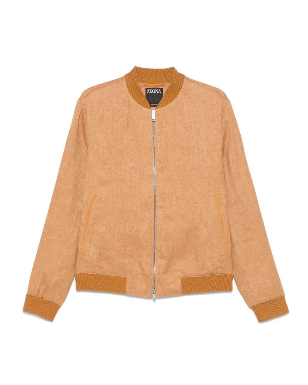 Zegna Natural Twill Bomber for men