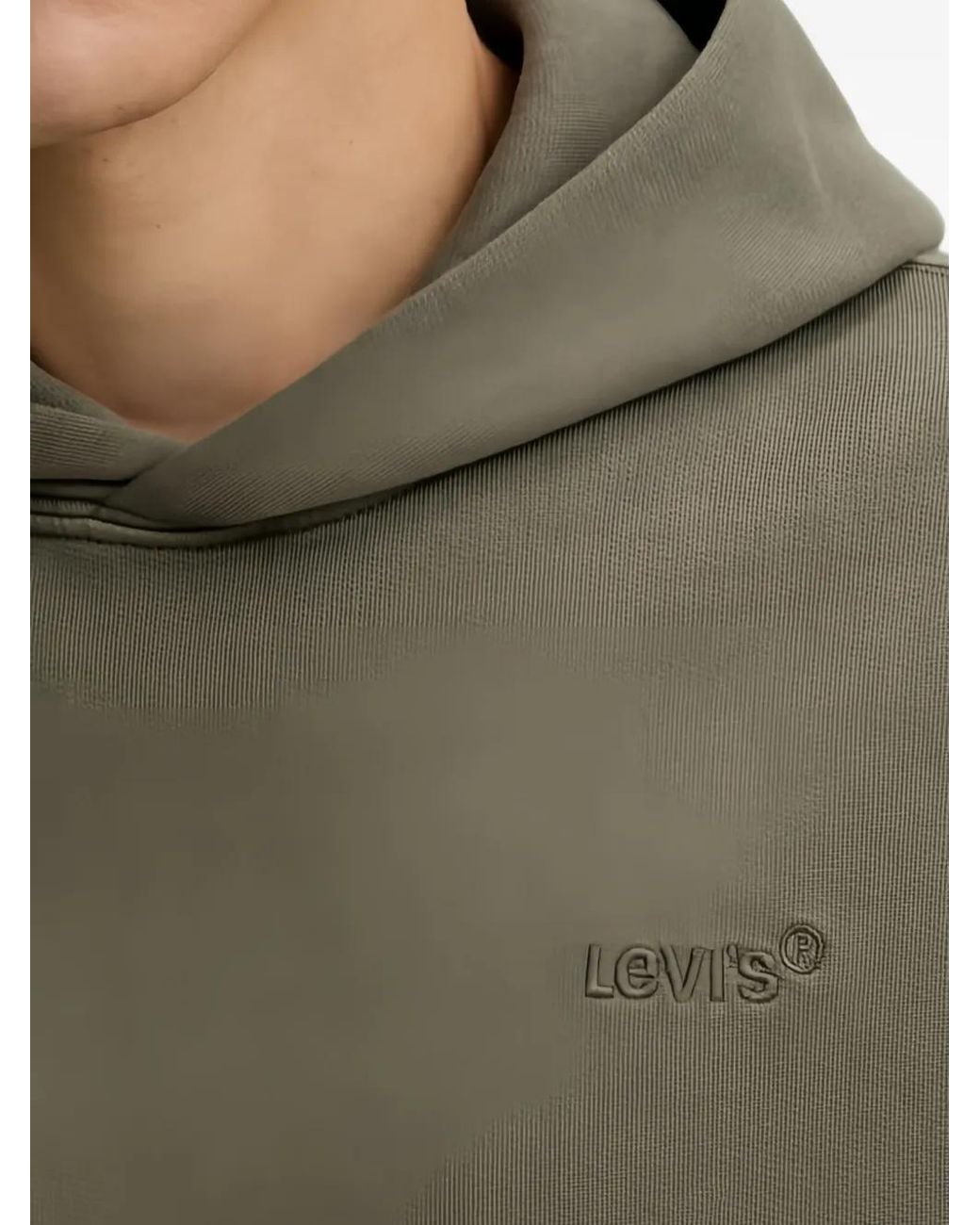 Levi's Gray Relaxed Hoodie for men