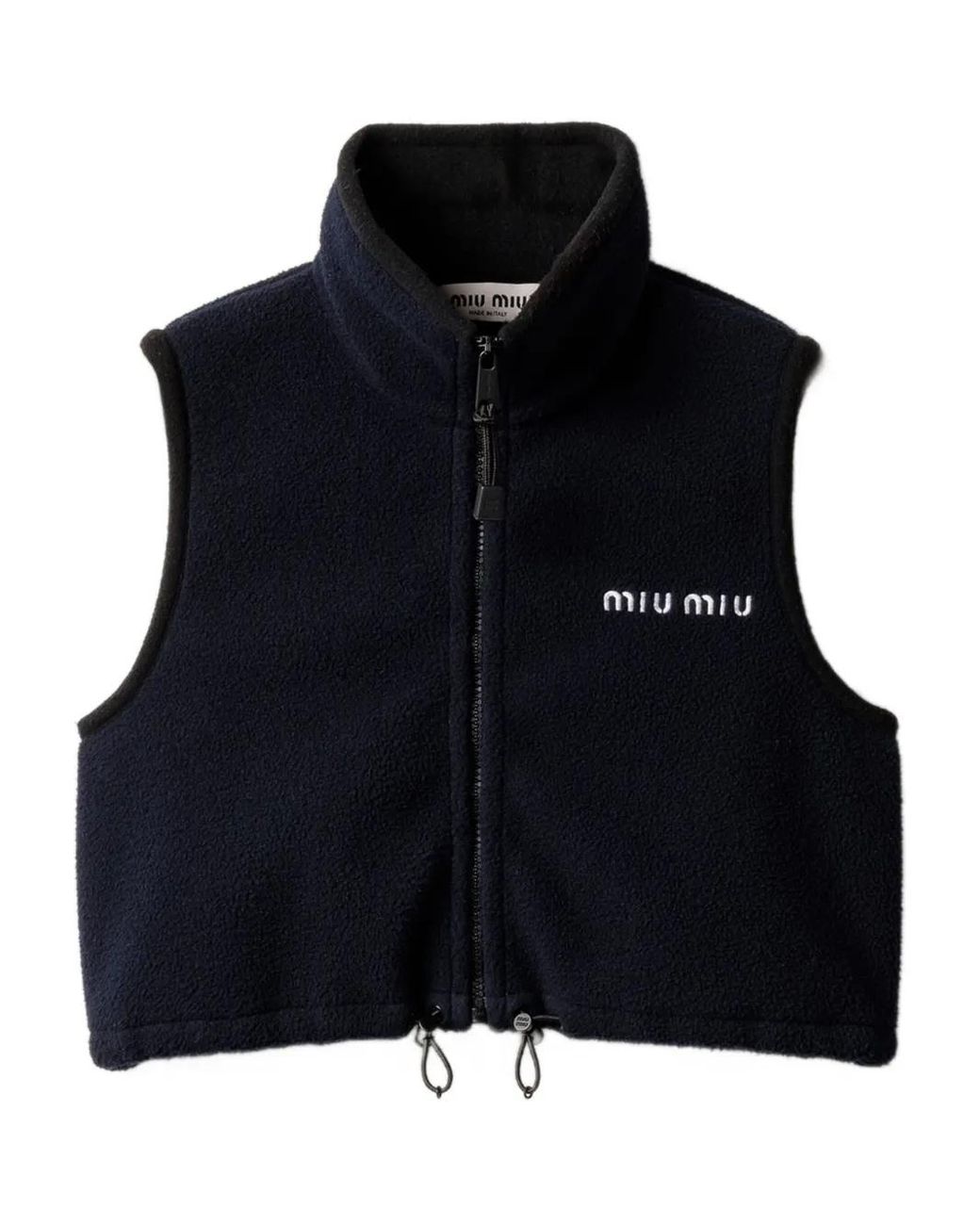 Miu Miu Black Fleece Waistcoat